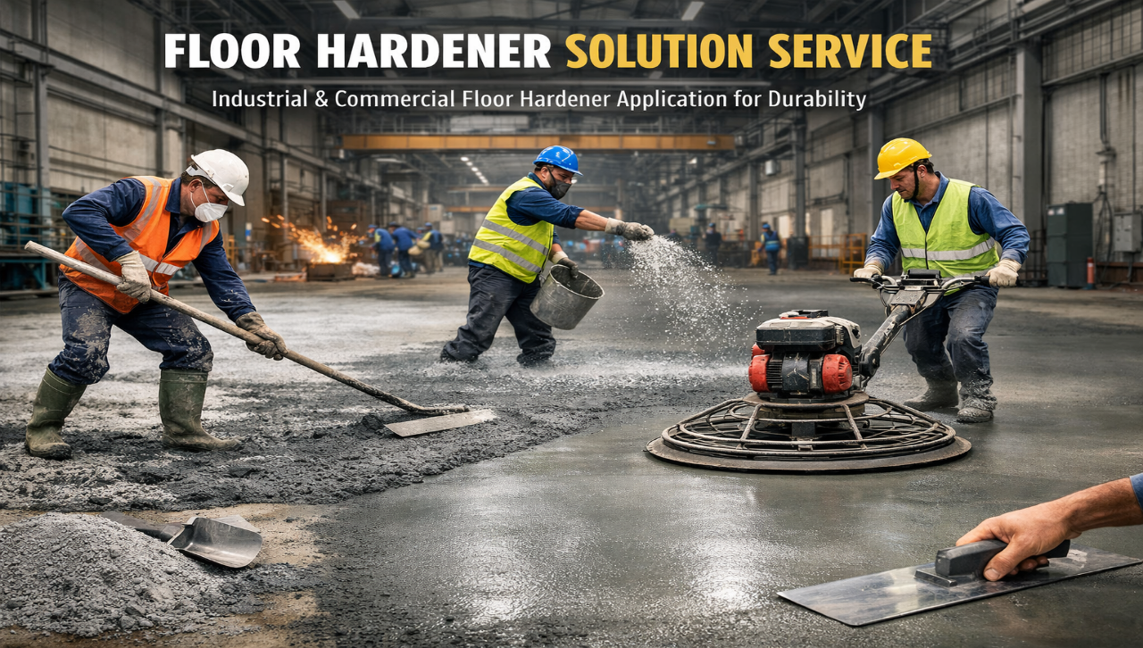 Floor Hardener Solution Service | Industrial & Commercial | Mohammadi Construction