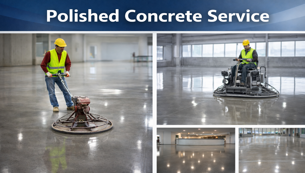 Diamond-Polished Concrete Service | Modern Interior Floors