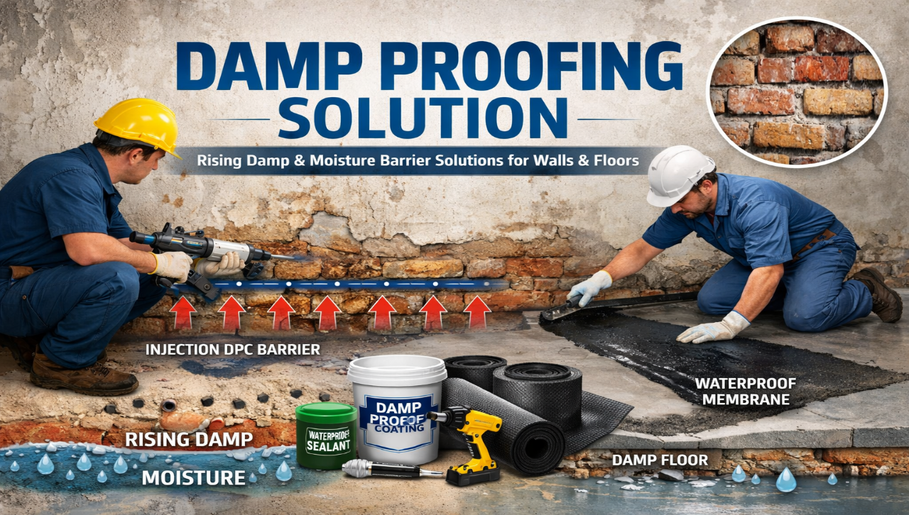 Expert Damp Proofing & Moisture Barrier Solutions to Stop Rising Damp